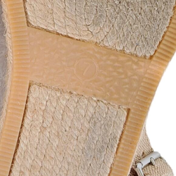 DV Dolce Vita Blue Suede Espadrille Sandals Flats Ankle Strap Size 7 - Picture 7 of 8